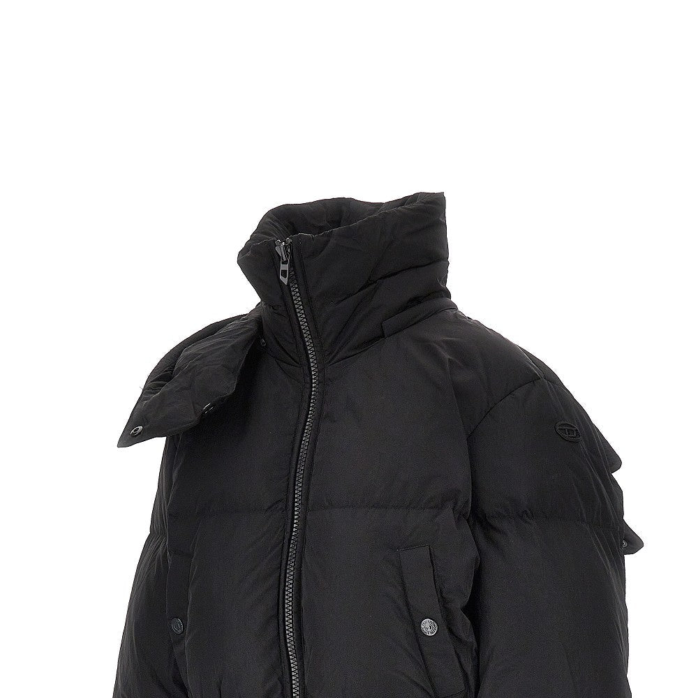 DIESEL 38 hooded short down jacket