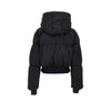 hooded short down jacket
