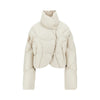w echo loop fcs cropped down jacket