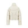 w echo loop fcs cropped down jacket