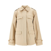 A.P.C. 36 cotton gabardine safari jacket