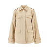cotton gabardine safari jacket