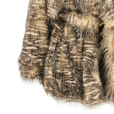 ENTIRE STUDIOS XS faux fur coat with belt