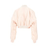 technical twill cropped bomber jacket