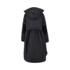 quilted jacket with detachable peplum