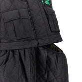 BARBOUR X GANNI 8 quilted jacket with detachable peplum