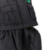 quilted jacket with detachable peplum