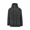 oakdale waxed cotton padded parka coat