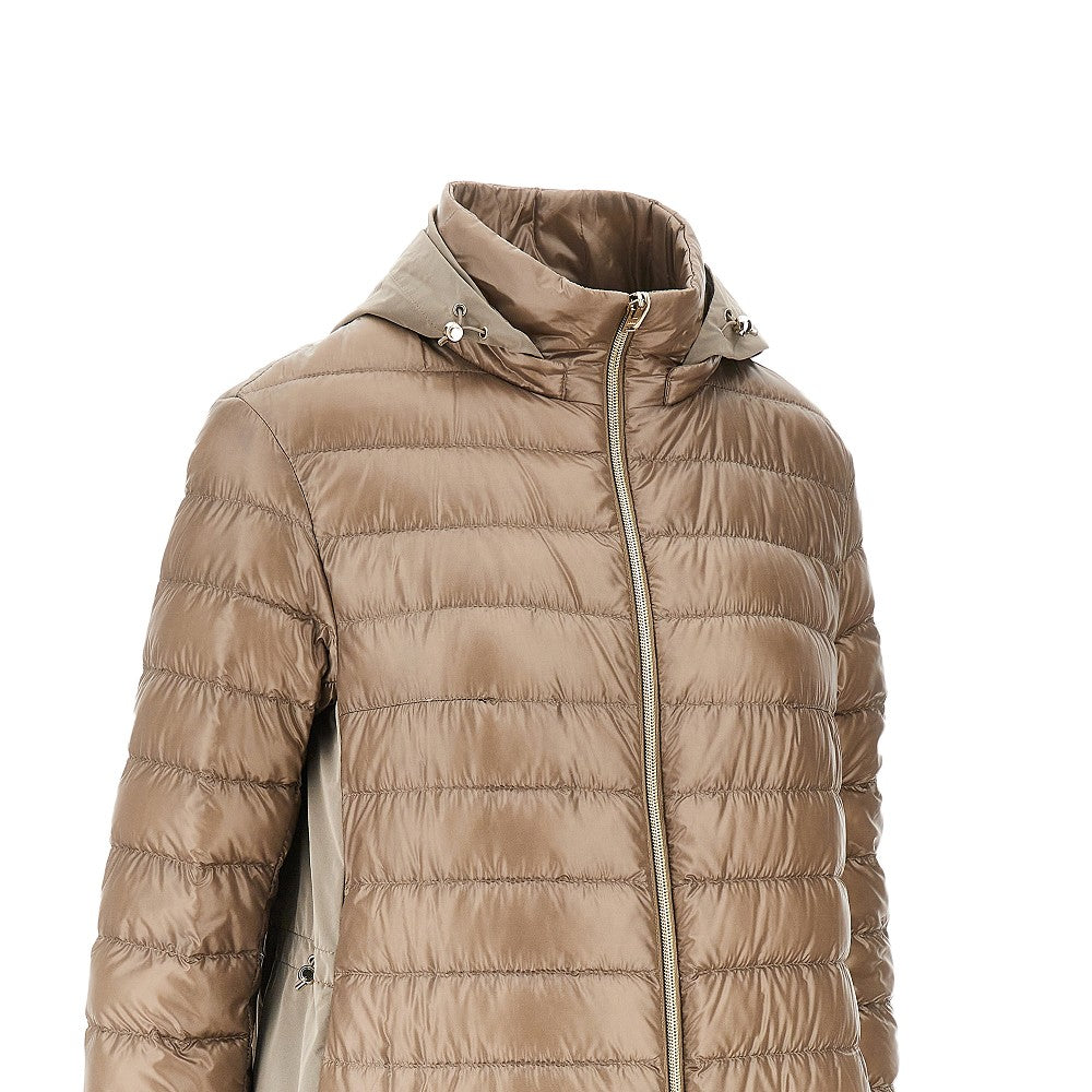 nylon parka down jacket