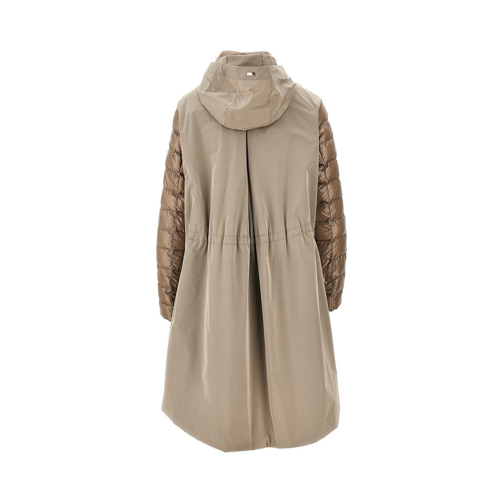 nylon parka down jacket