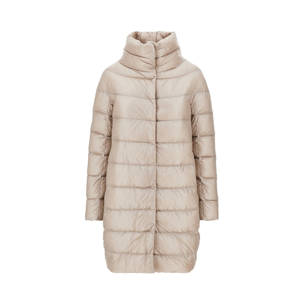 HERNO 40 dora ultralight nylon midi down jacket