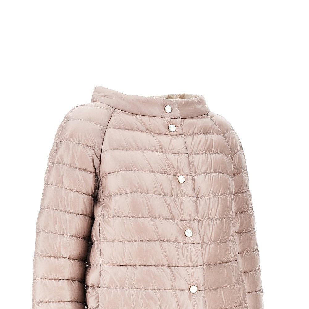quilted reversible down jacket