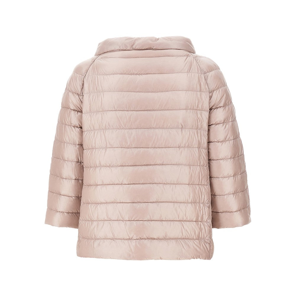 quilted reversible down jacket