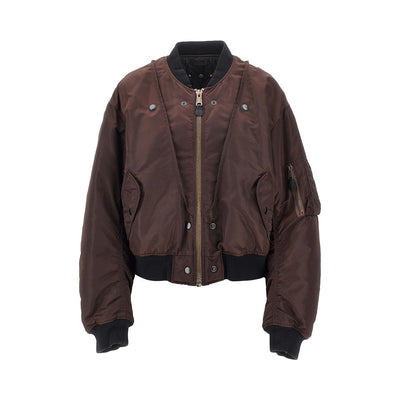 reversible padded bomber jacket
