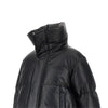 faux leather down jacket