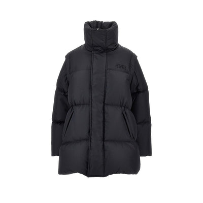 down jacket with detachable sleeves
