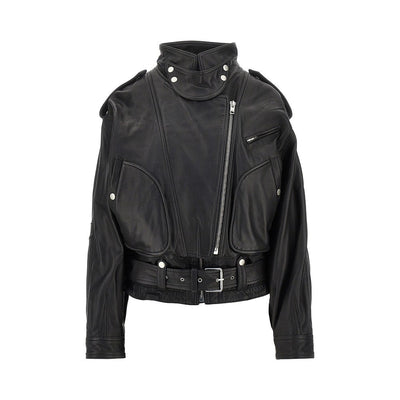 farza leather biker jacket