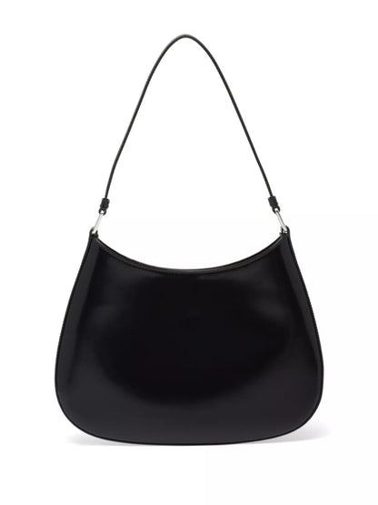 prada cleo brushed leather shoulder bag