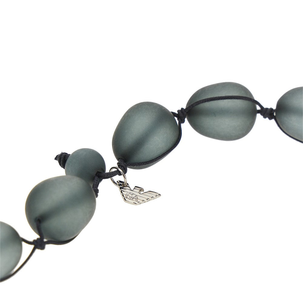 EMPORIO ARMANI OS matte resin necklace