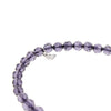 multifaceted beads long necklace