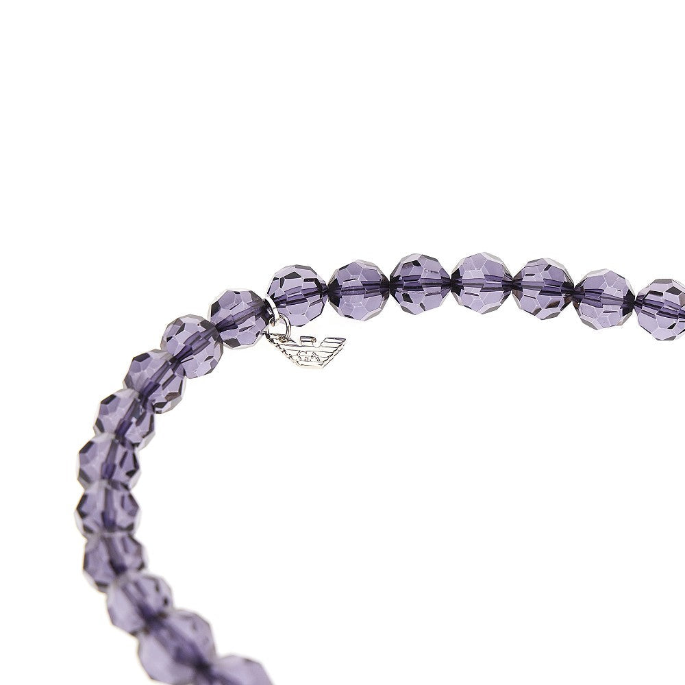 multifaceted beads long necklace