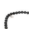 multifaceted beads long necklace