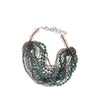 faceted beads multi-strand necklace