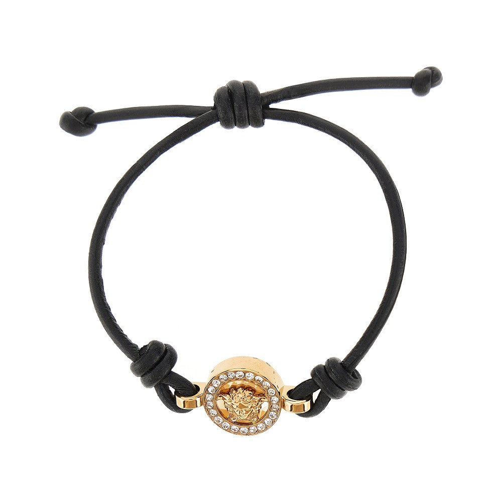 VERSACE OS medusa 95 leather bracelet