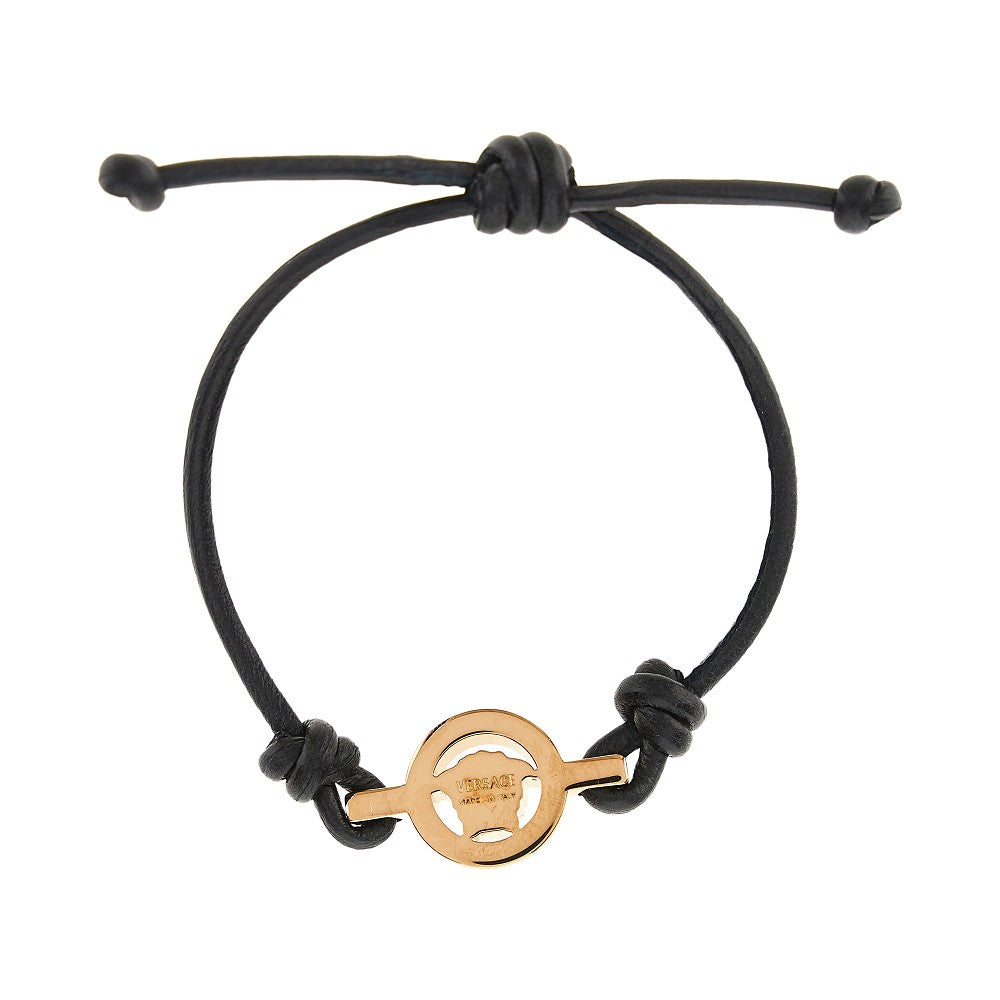 VERSACE OS medusa 95 leather bracelet