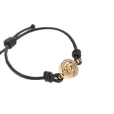 VERSACE OS medusa 95 leather bracelet