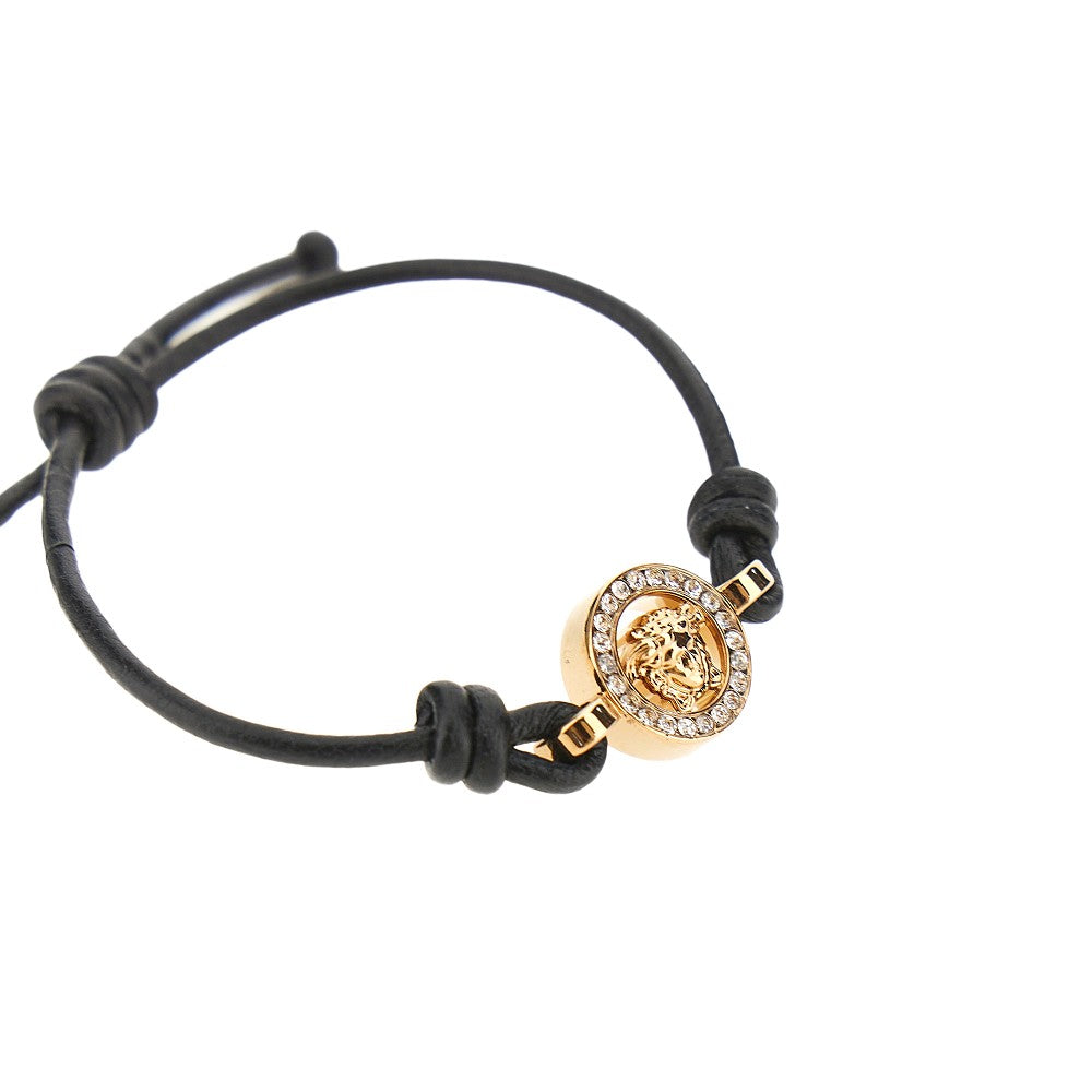 VERSACE OS medusa 95 leather bracelet