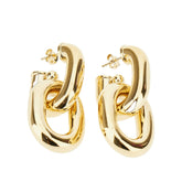 RABANNE OS double xl link earrings