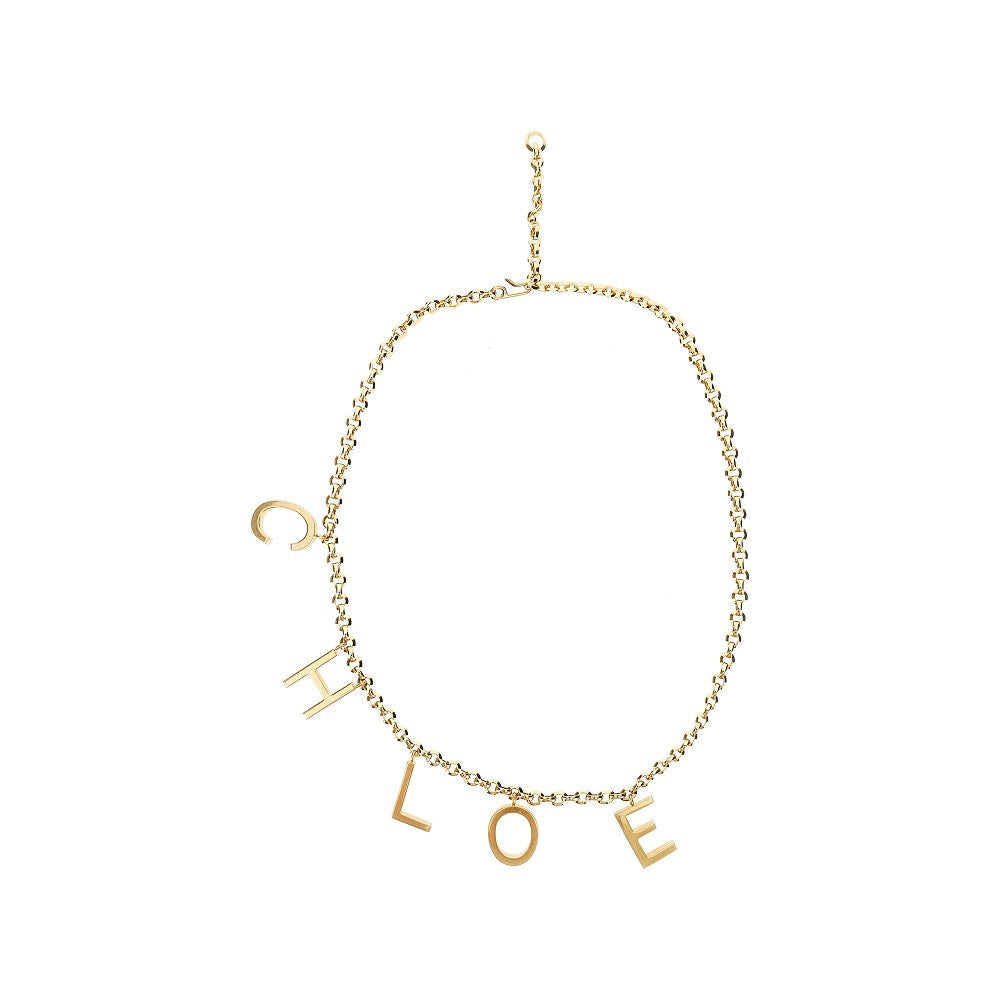 chloé letters jewel belt