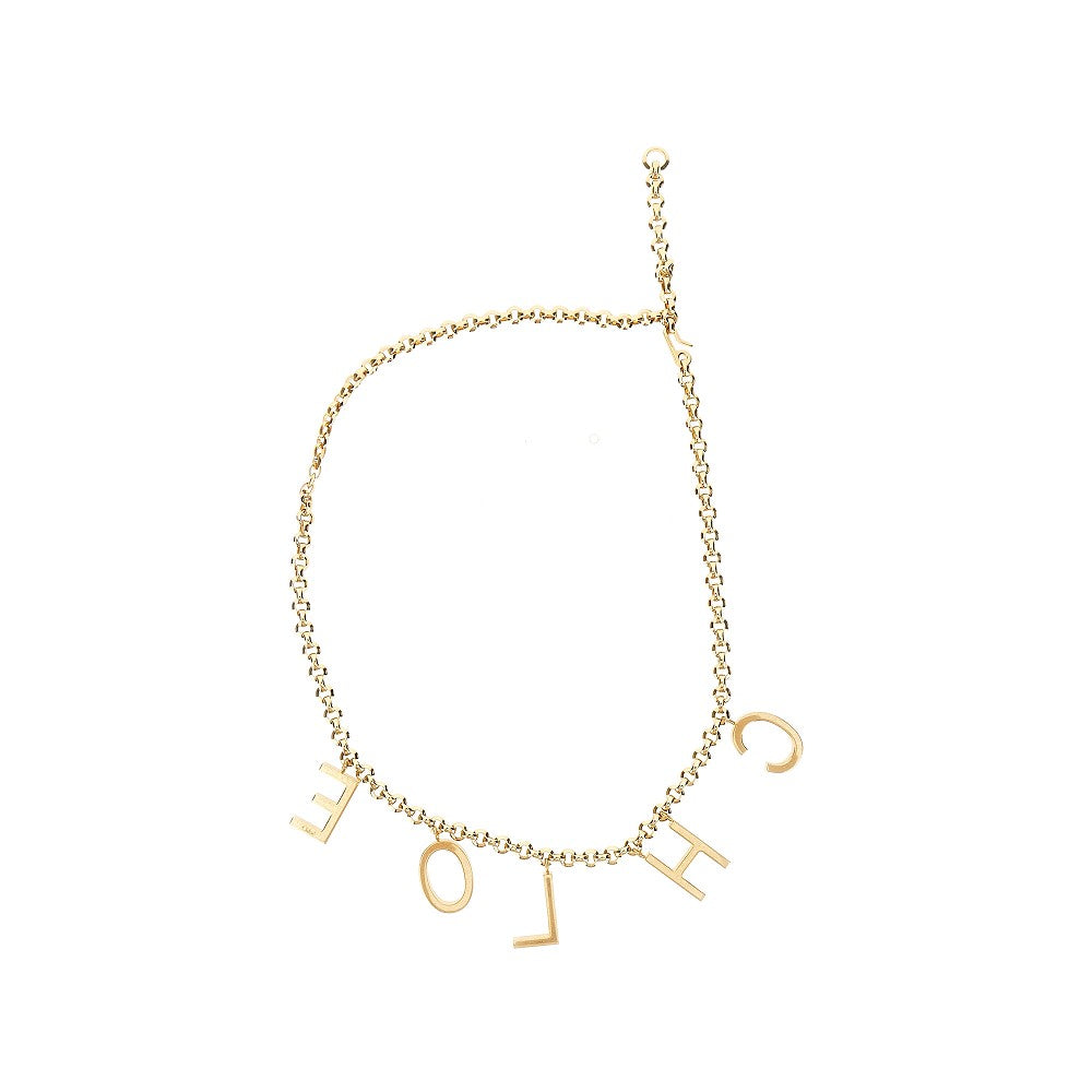 chloé letters jewel belt