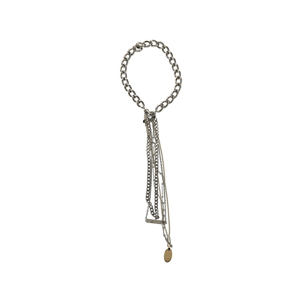 punk multi-chain necklace