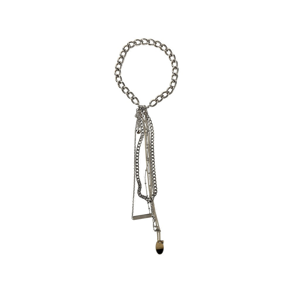 punk multi-chain necklace