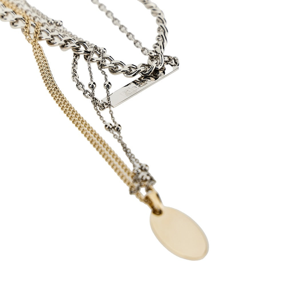 punk multi-chain necklace