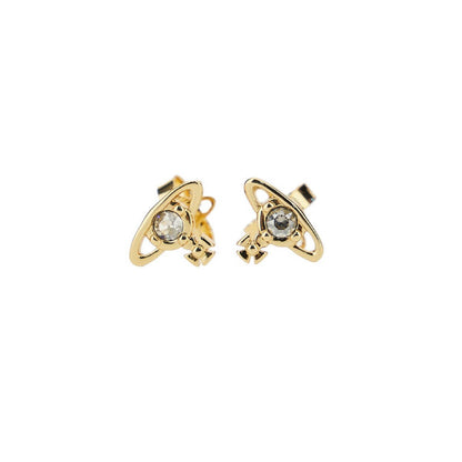 VIVIENNE WESTWOOD OS nano solitaire earrings