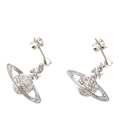 mini bas relief drop earrings