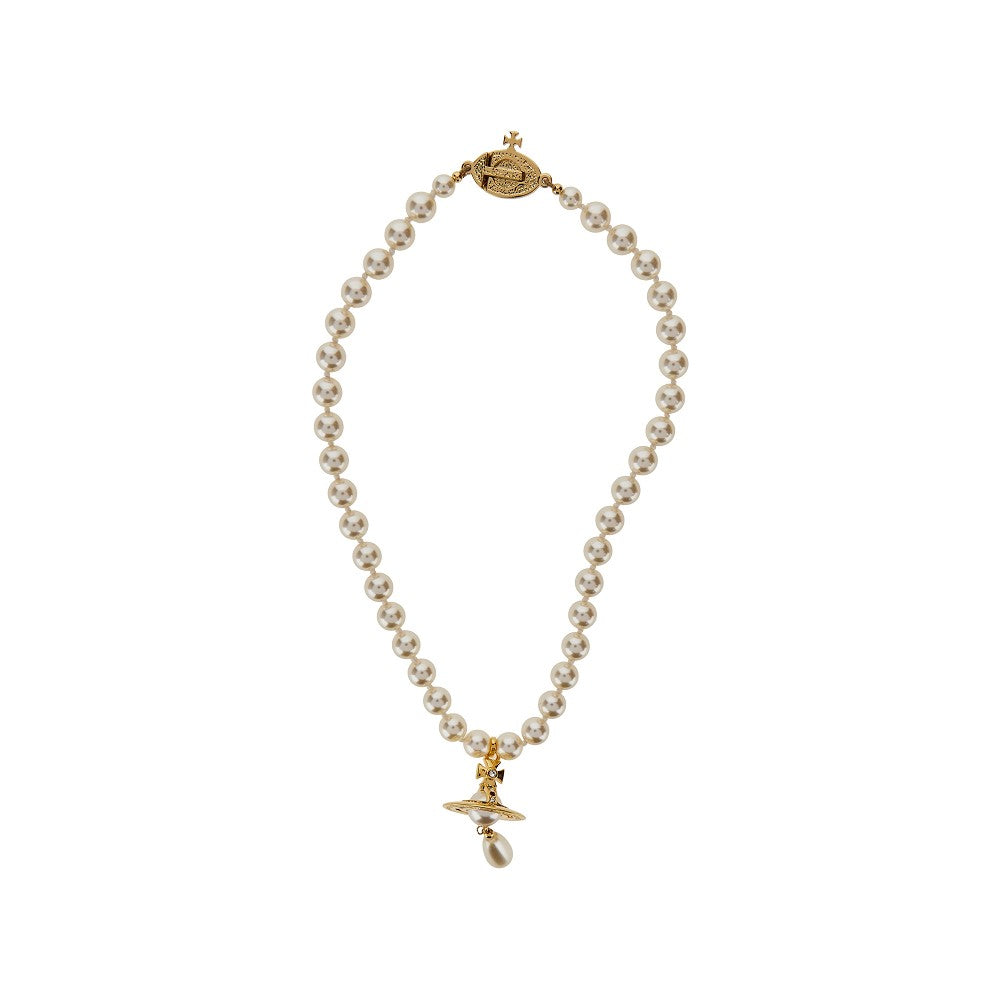 VIVIENNE WESTWOOD OS orb drop pearl choker