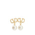 VALENTINO GARAVANI OS vlogo signature earrings with pearls