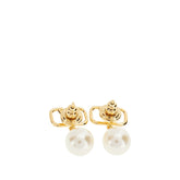 VALENTINO GARAVANI OS vlogo signature earrings with pearls