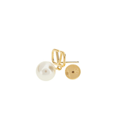 VALENTINO GARAVANI OS vlogo signature earrings with pearls