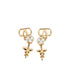 VALENTINO GARAVANI OS vlogo signature earring with pearl