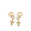 vlogo signature earring with pearl