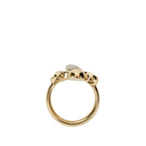 GUCCI M gg marmont ring with zirconia