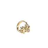 GUCCI M gg marmont ring with zirconia