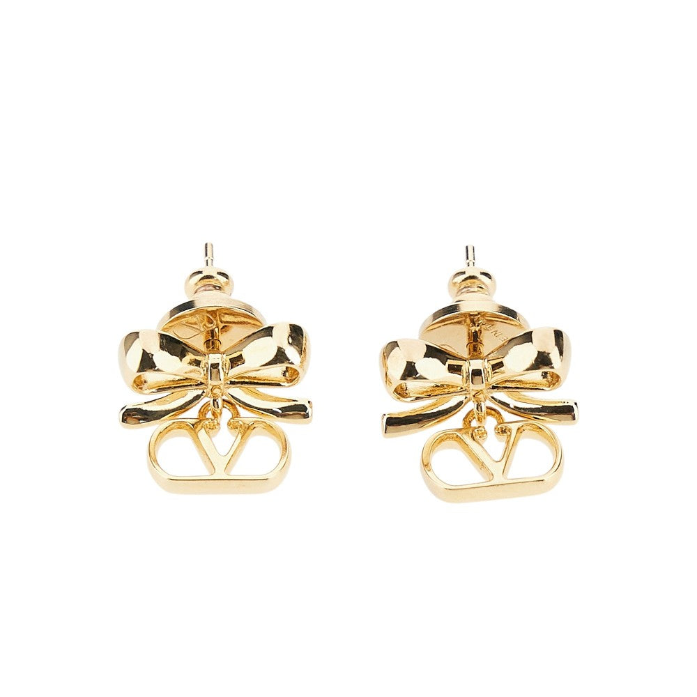 VALENTINO GARAVANI OS bow vlogo signature earrings