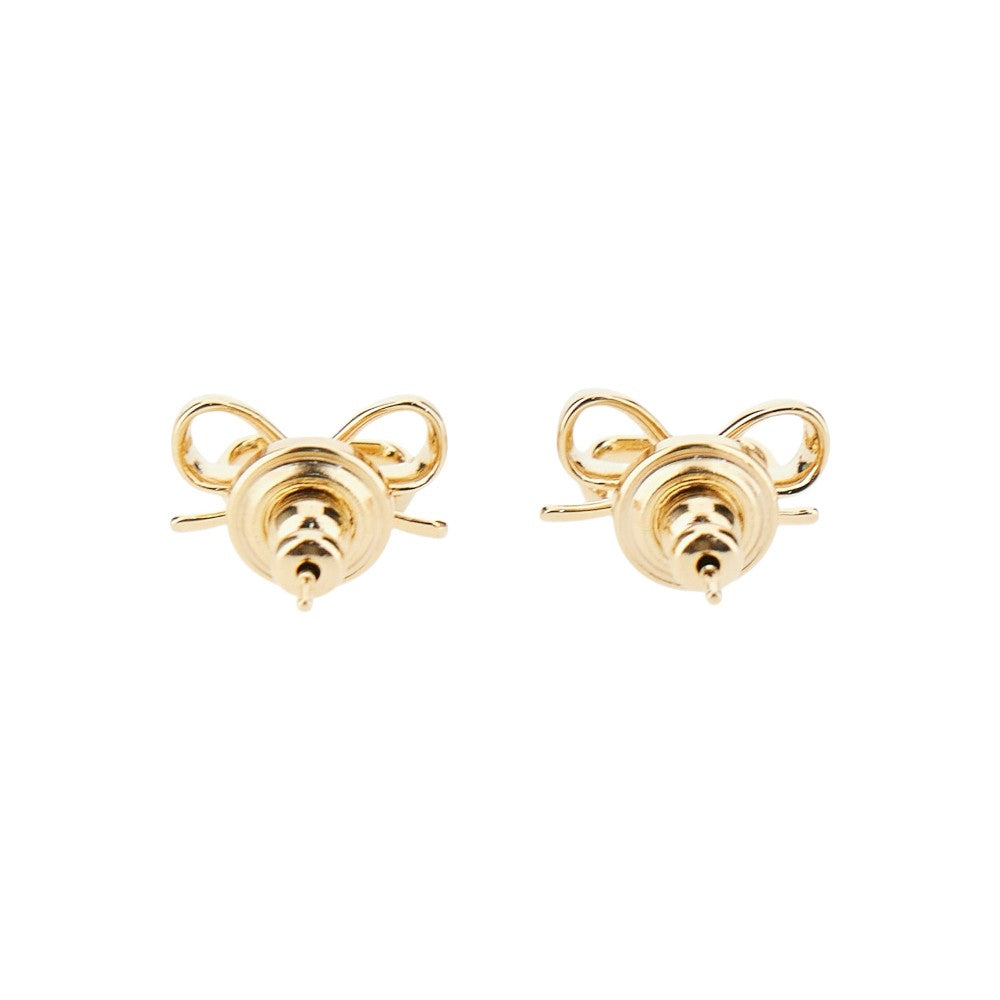 VALENTINO GARAVANI OS bow vlogo signature earrings