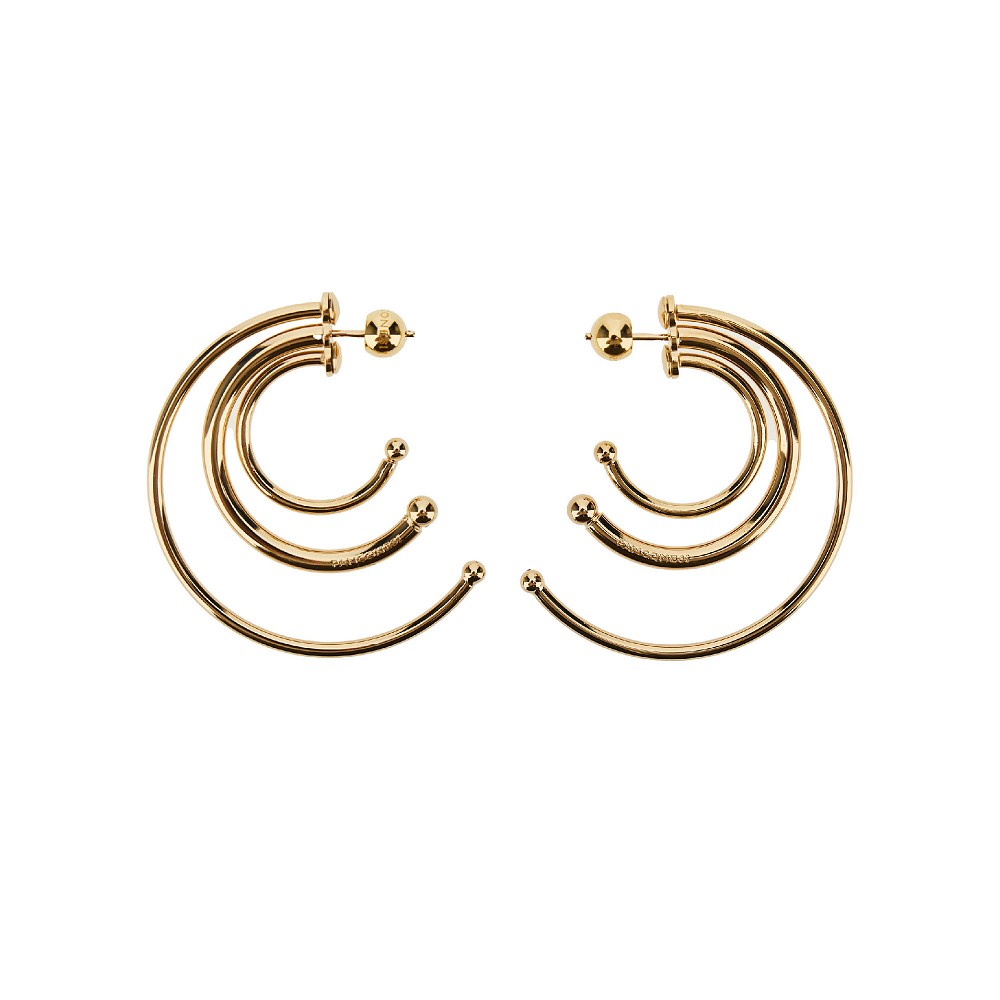PANCONESI OS pierced solar hoops small earrings